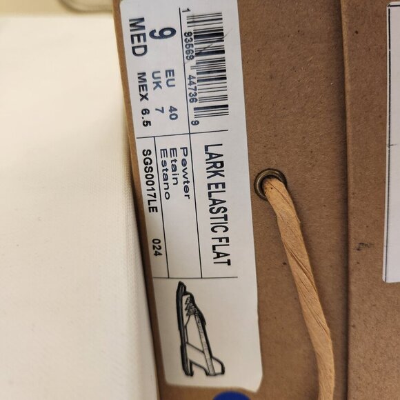 Gentle Souls "Lark Elastic" Flat Sandals in Pewter. NIB. Size 9 - Picture 9 of 12